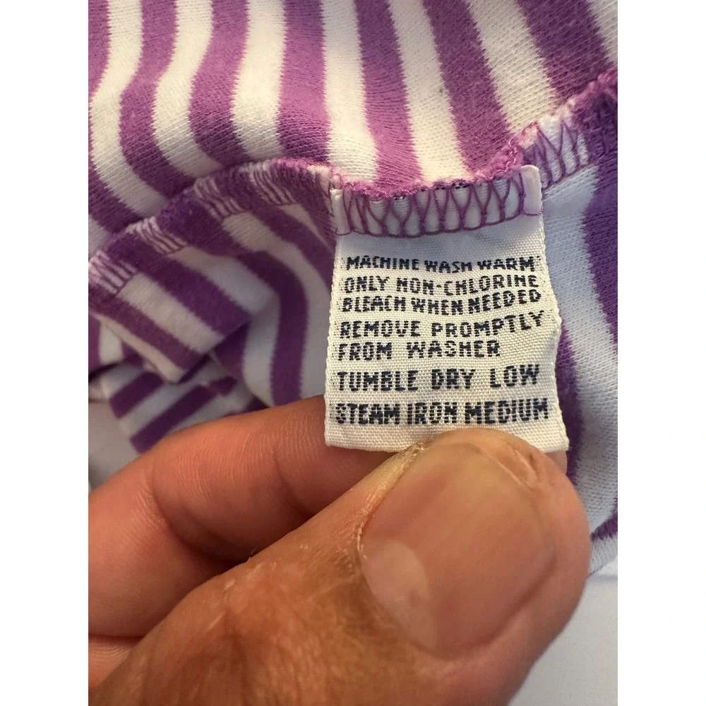 Polo Ralph Lauren Men's Purple Striped Short Sleeve Pony Logo Polo Shirt Size XL